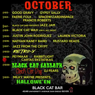 Black Cat Bar, dive bar, San Diego