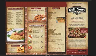 Deli News Pizza, pizza restaurant, Long Beach