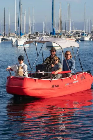 Pink Party Boat, boat rental and training, San Diego