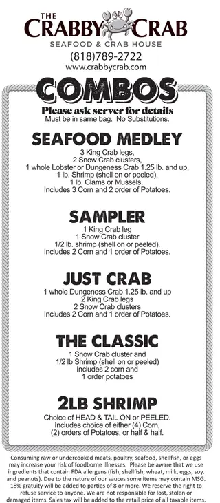 The Crabby Crab, seafood restaurant, Los Angeles