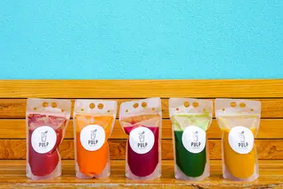 Pulp Juice Bar, smoothie juice bar, Orange