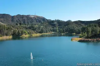 Hollywood Reservoir Trailhead, hiking trail, Los Angeles