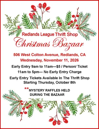Assistance League Thrift Shop, second hand store, Redlands
