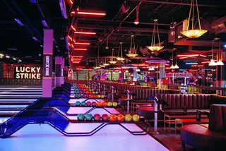 Lucky Strike Beverly Hills, bowling alley, Los Angeles