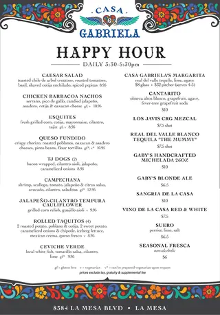 Casa Gabriela, mexican restaurant, La Mesa
