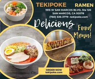 Tekipoke Ramen and Boba, japanese restaurant, San Marcos