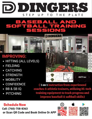 Dingers, batting cage, Escondido