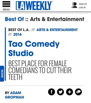 Tao Comedy Studio, comedy club, Los Angeles