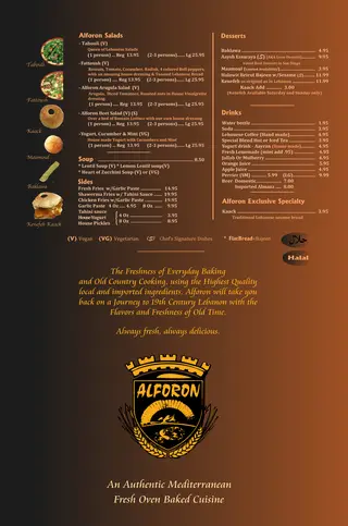 Alforon, lebanese restaurant, San Diego