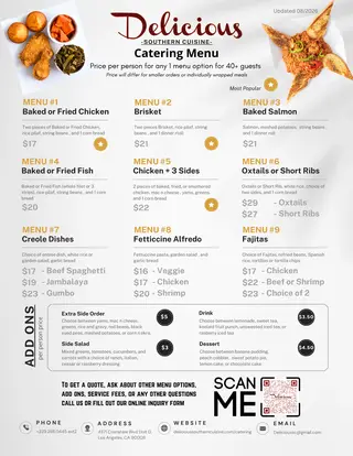 Delicious Southern Cuisine, southern american restaurant, Los Angeles