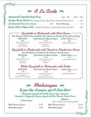 Vince's Spaghetti, italian restaurant, Rancho Cucamonga