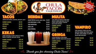 Chula Tacos, taco restaurant, San Diego