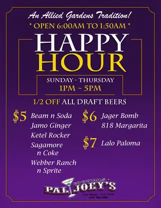 Pal Joey's, sports bar, San Diego