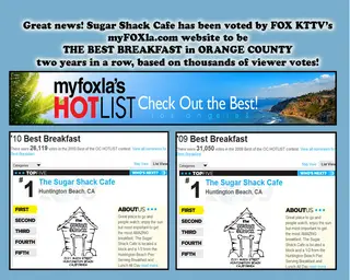 Sugar Shack Cafe, cafe, Huntington Beach