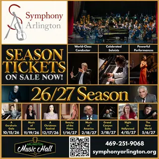 Symphony Arlington, music venue, Arlington