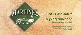 Martinez Restaurant, mexican restaurant, Mesquite
