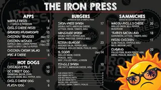 The Iron Press, gastropub, Anaheim