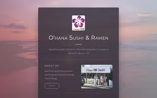 Ohana Sushi & Ramen, japanese restaurant, Newport Beach