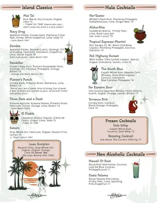 The Hula Hula Room, tiki bar, Torrance